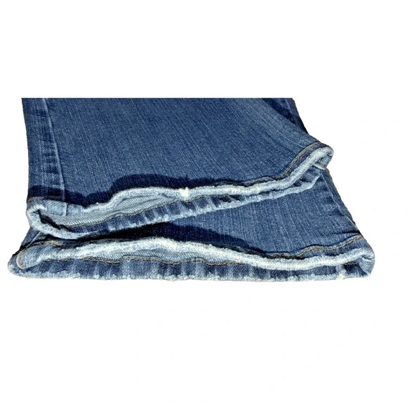 Lucky Brand Sweet N Low Jeans Size 27 Blue Flare Button Fly Y2K USA Made - Picture 5 of 7
